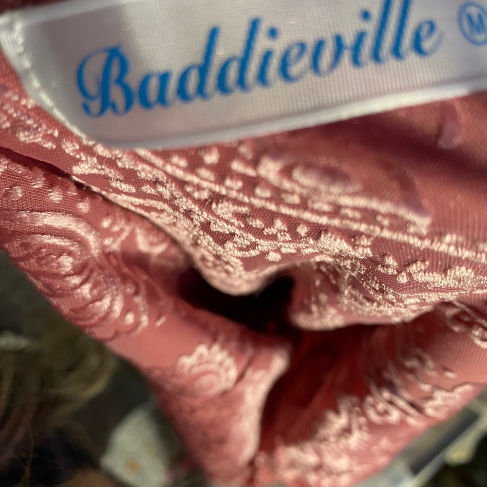 BADDIEVILLE PAISLEY PRINCESS MINI DRESS - Picture 4 of 4